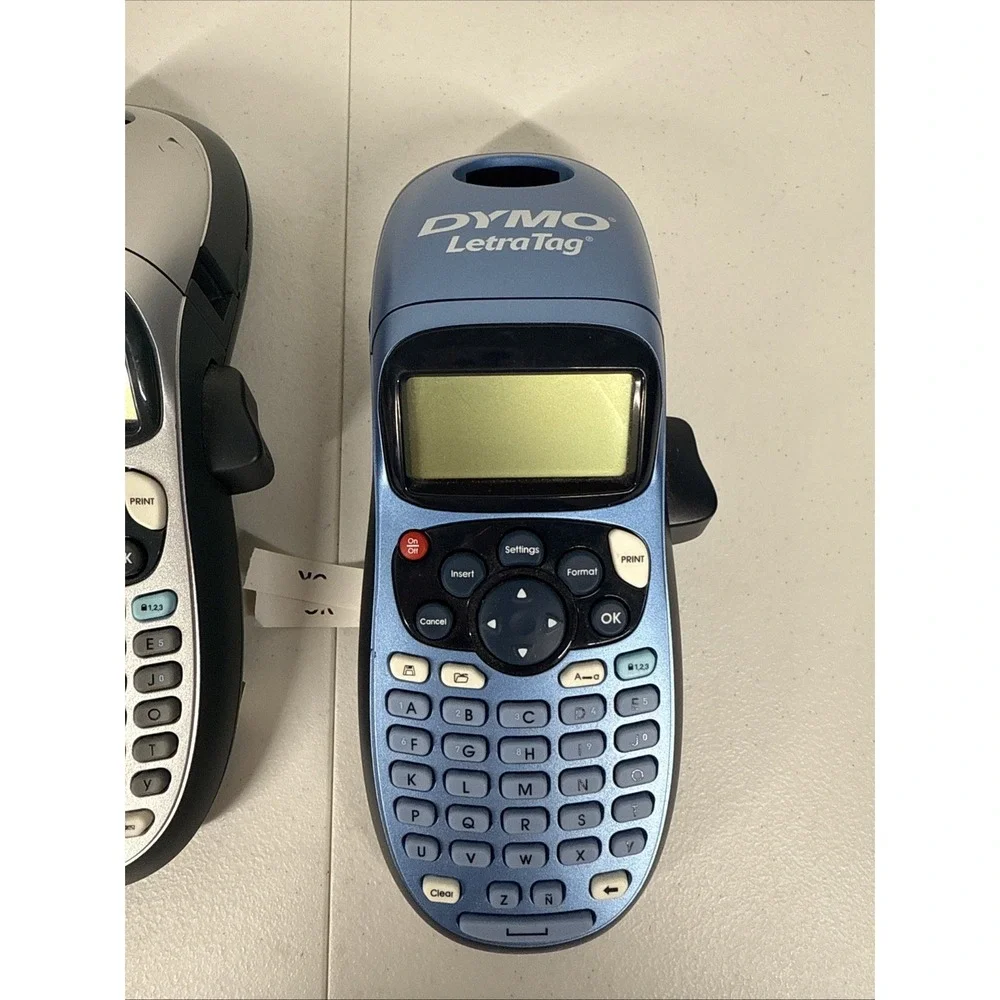 2 - Dymo LetraTag 100H‎ Plus Handheld Label Makers. Print Error.